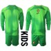 Cheap Portugal Goalkeeper Home Football Kit Children World Cup 2022 Long Sleeve (+ pants)